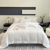 100%Cotton Bedding Set Home Textile Three Lines Embroidery Luxurious Pillowcase Sheet Quilt Cover Twin/Queen/Single Bed