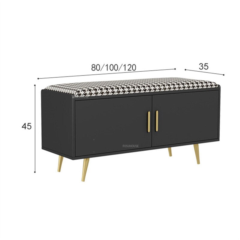 Nordic Home Shoe Cabinets Shoe Changing Stool for Living Room Furniture Modern Simple Dorm Room Bench Storage Shoe Rack Shelf