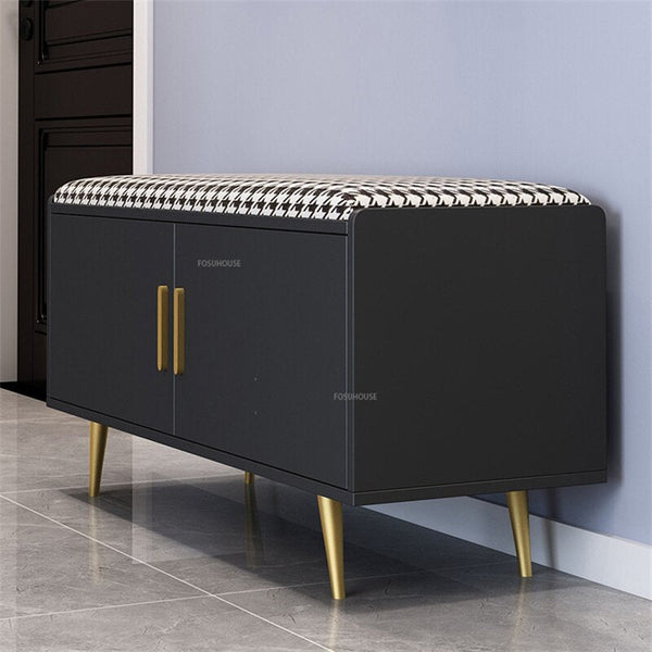 Nordic Home Shoe Cabinets Shoe Changing Stool for Living Room Furniture Modern Simple Dorm Room Bench Storage Shoe Rack Shelf DSers Fulfillment