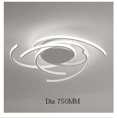 Black White Modern led Ceiling Lights for Living room Bedroom Study Balcony Home indoor lighting Aluminum Ceiling Lamp Fixtures - Gifts for You 'n Me