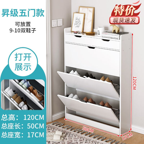 Multilayer Shoe Cabinets With Door Entryway Entrance Furniture Organizer Organizador De Zapatos Ultra Thin Shoe Cabinet