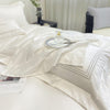 100%Cotton Bedding Set Home Textile Three Lines Embroidery Luxurious Pillowcase Sheet Quilt Cover Twin/Queen/Single Bed