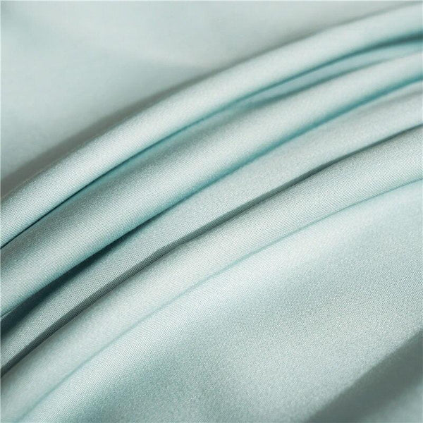 Natural Mulberry Silk Solid Color Flat Sheet Bed Sheet Queen King Size Bedding Sheet High Quality Bedding Textile White Sheet - Gifts for You 'n Me