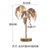 STYLISH 180CM METAL PALM TREE FLOOR LAMP, TABLE LAMP GOLD TREE & CHANDELIER  WITH GOLDEN FINISH