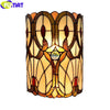 Tiffany Wall Lamp Stained Glass Porch Light Nordic Classical Oil Painting Art Decor Wall Lamp Mirror Courtyard Wall Lighting