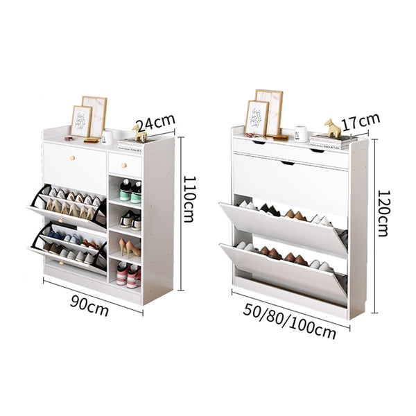 Multilayer Shoe Cabinets With Door Entryway Entrance Furniture Organizer Organizador De Zapatos Ultra Thin Shoe Cabinet