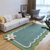 Simple Irregular Living Room Large Area Carpet Girly Bedroom Decor Plush Carpets Studio Lounge Rug Thickened Non-slip Floor Mat