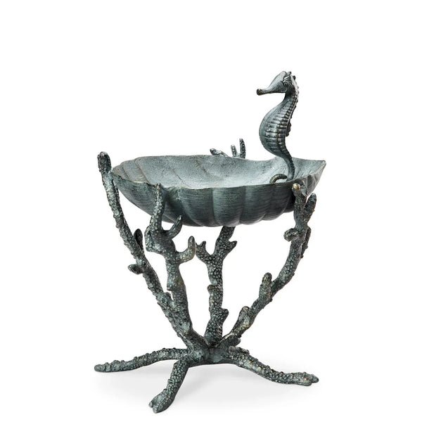 Seahorse Birdbath / Birdfeeder - Gifts for You 'n Me