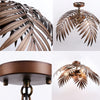 Modern Loft coconut tree leaf chandelier E27 industrial creative hanging lamp for living room restaurant bedroom lobby hotel