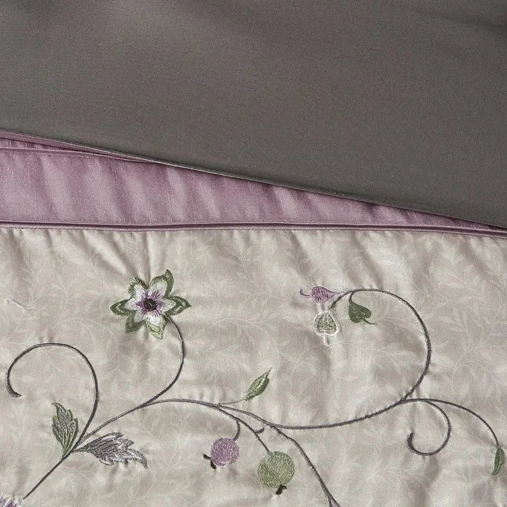 Serene Embroidered 7 Piece Comforter Set by Madison Park - Gifts for You 'n Me