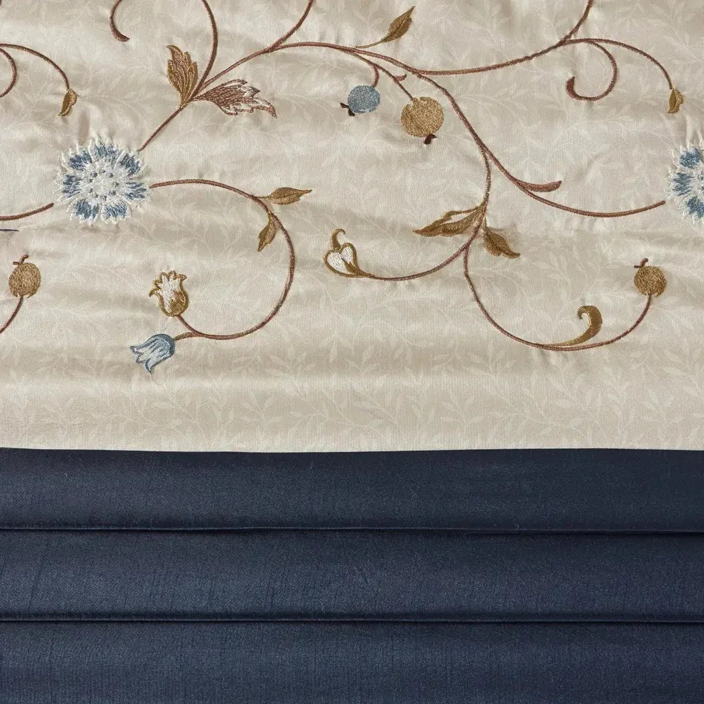 Serene Embroidered 7 Piece Comforter Set by Madison Park - Gifts for You 'n Me