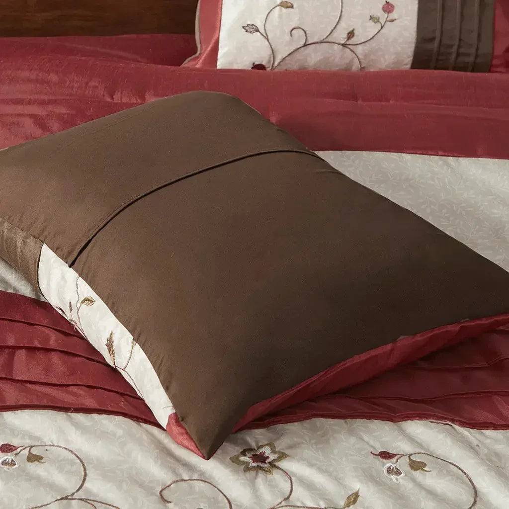 Serene Embroidered 7 Piece Comforter Set by Madison Park - Gifts for You 'n Me