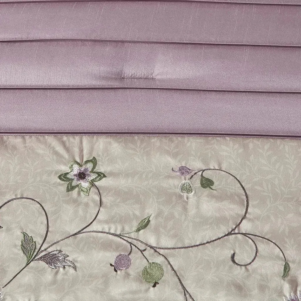 Serene Embroidered 7 Piece Comforter Set by Madison Park - Gifts for You 'n Me