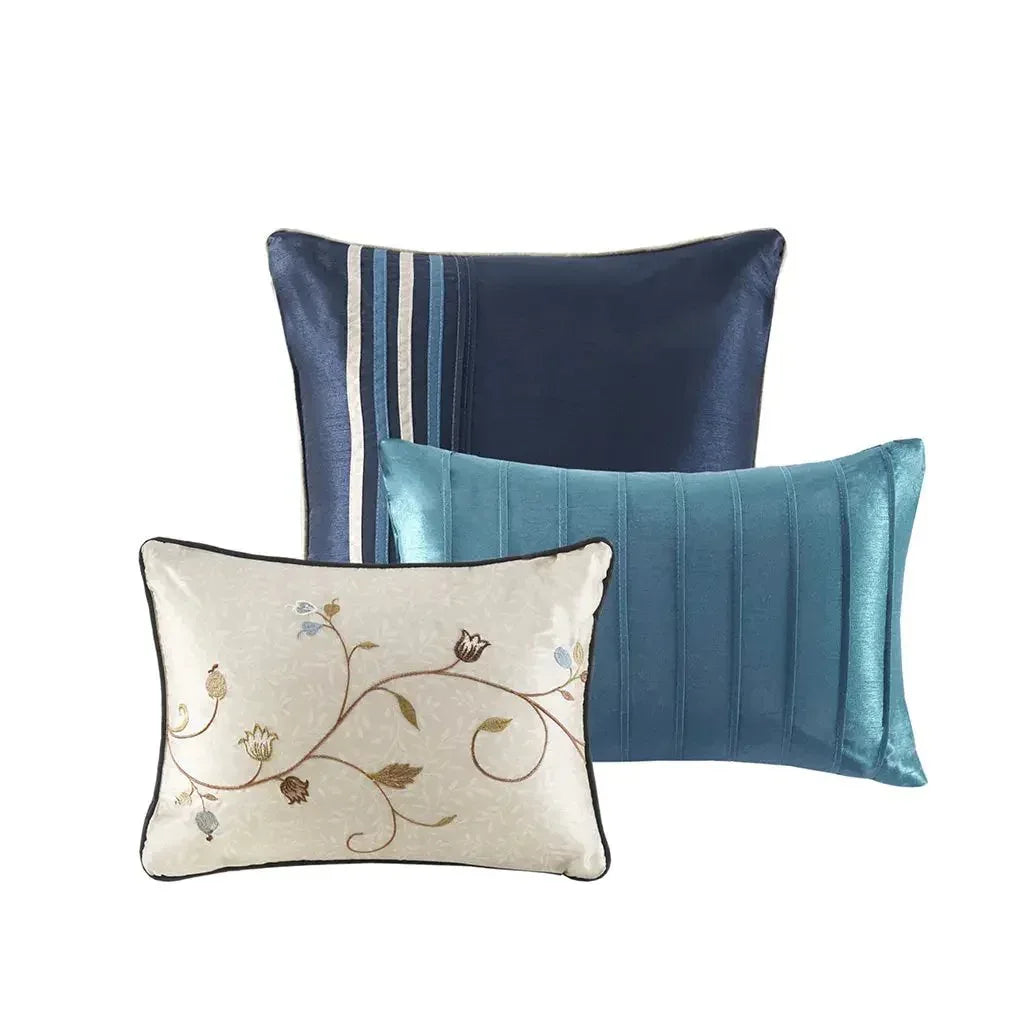 Serene Embroidered 7 Piece Comforter Set by Madison Park - Gifts for You 'n Me