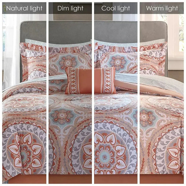 Serenity Comforter Set with Cotton Bed Sheets by Madison Park Essentials - Gifts for You 'n Me