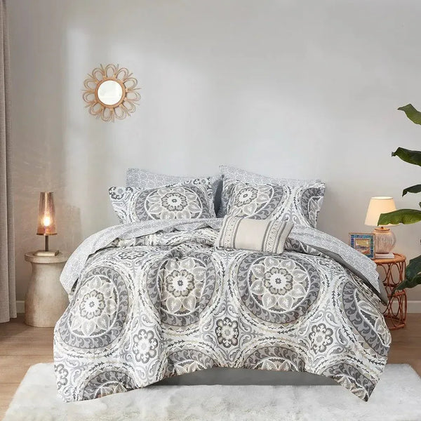 Serenity Comforter Set with Cotton Bed Sheets by Madison Park Essentials - Gifts for You 'n Me