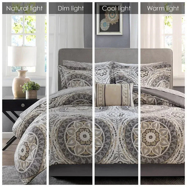 Serenity Comforter Set with Cotton Bed Sheets by Madison Park Essentials - Gifts for You 'n Me