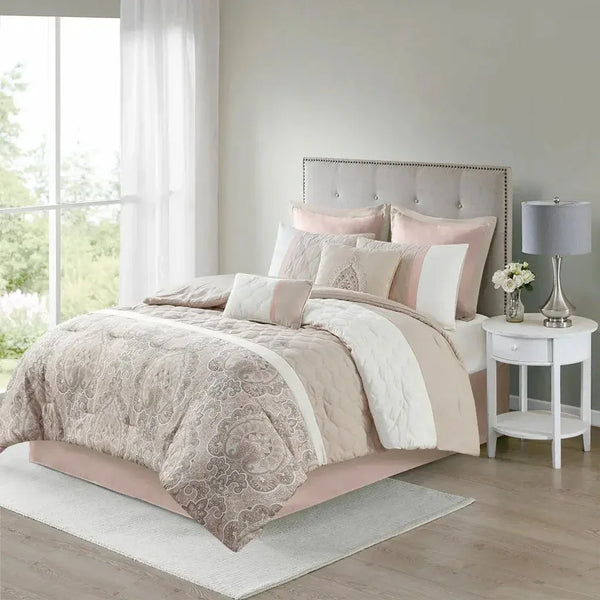 Shawnee 8 Piece Comforter Set by 510 Design - Gifts for You 'n Me