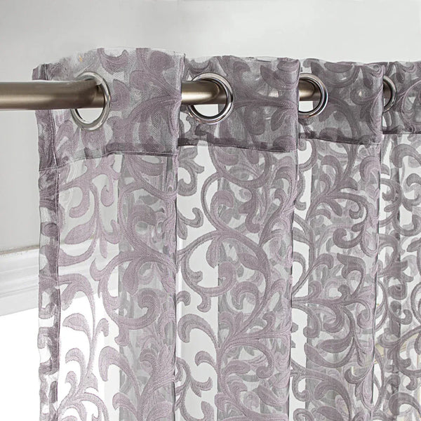 Sheer Curtain Panel Window Treatment - Dolce Mela - Artemis 60x100