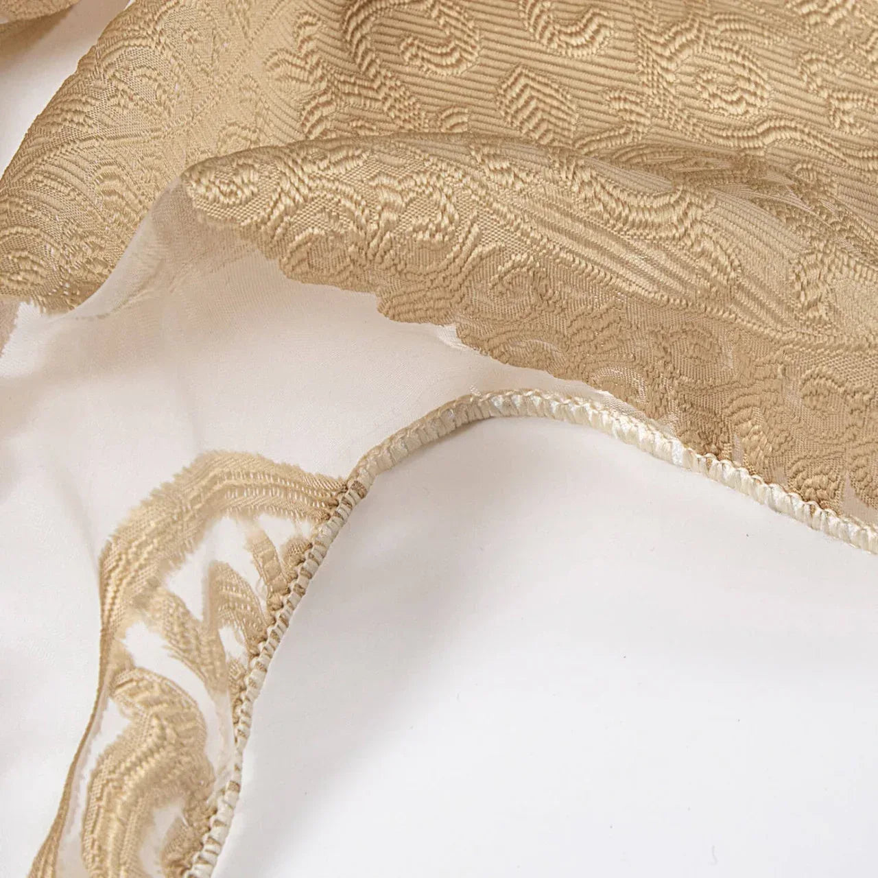 Sheer Curtain Panel Window Treatment - Dolce Mela - Chrysus 60x100