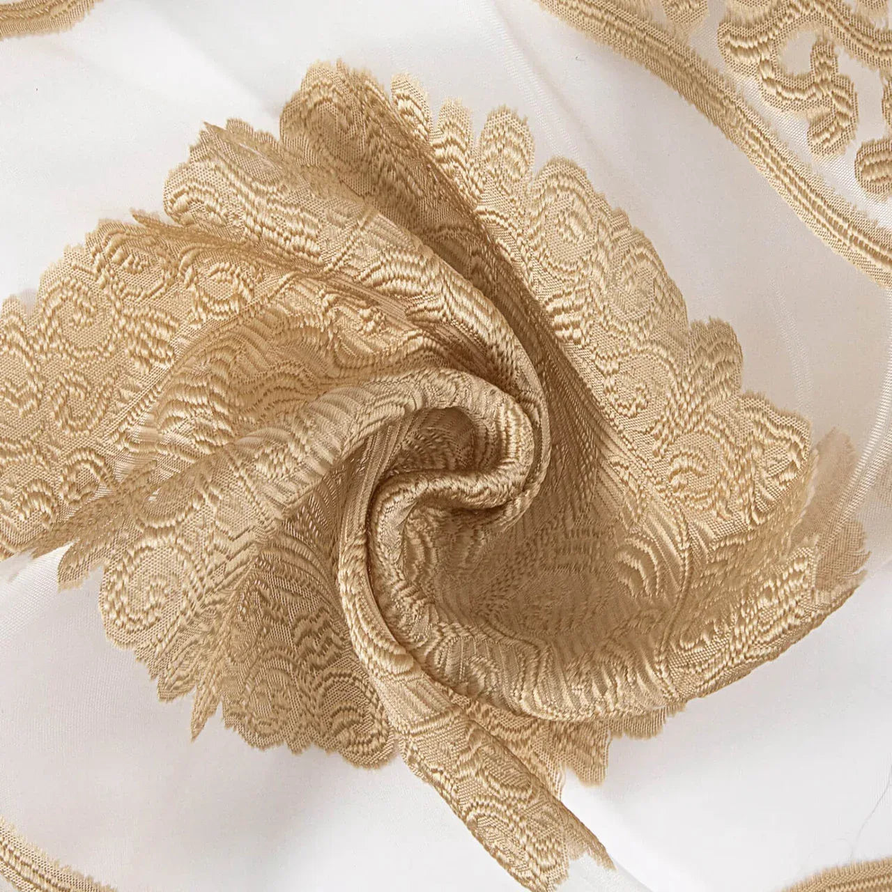 Sheer Curtain Panel Window Treatment - Dolce Mela - Chrysus 60x100