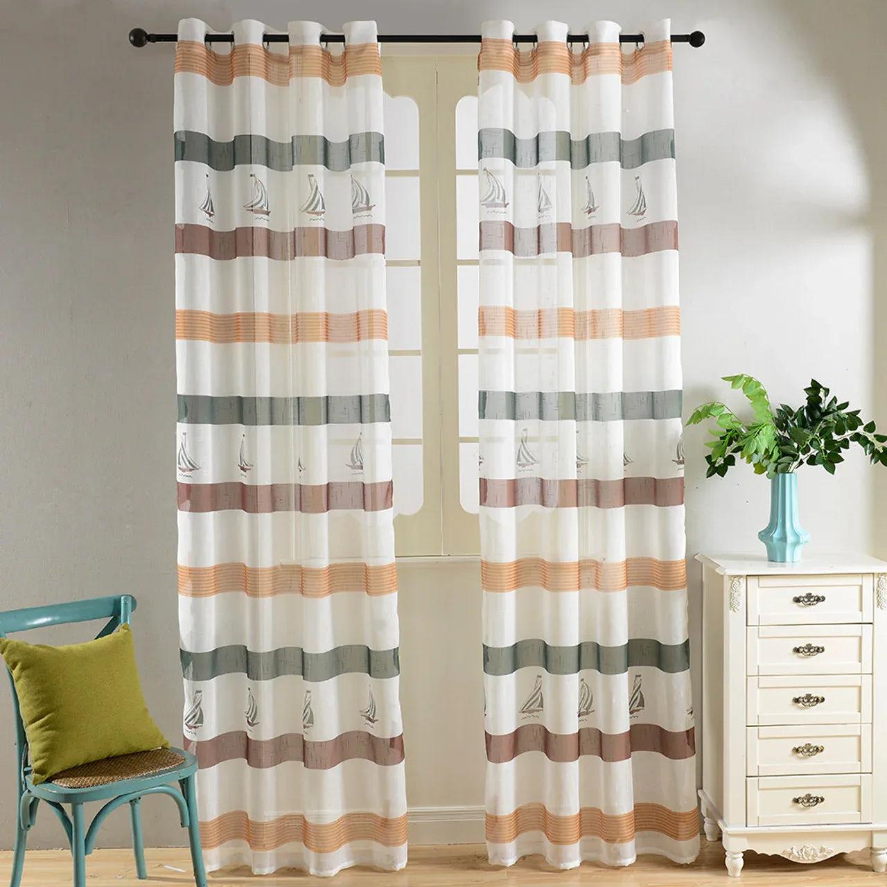 Sheer Curtain Panels - Dolce Mela - Bermuda 60x100