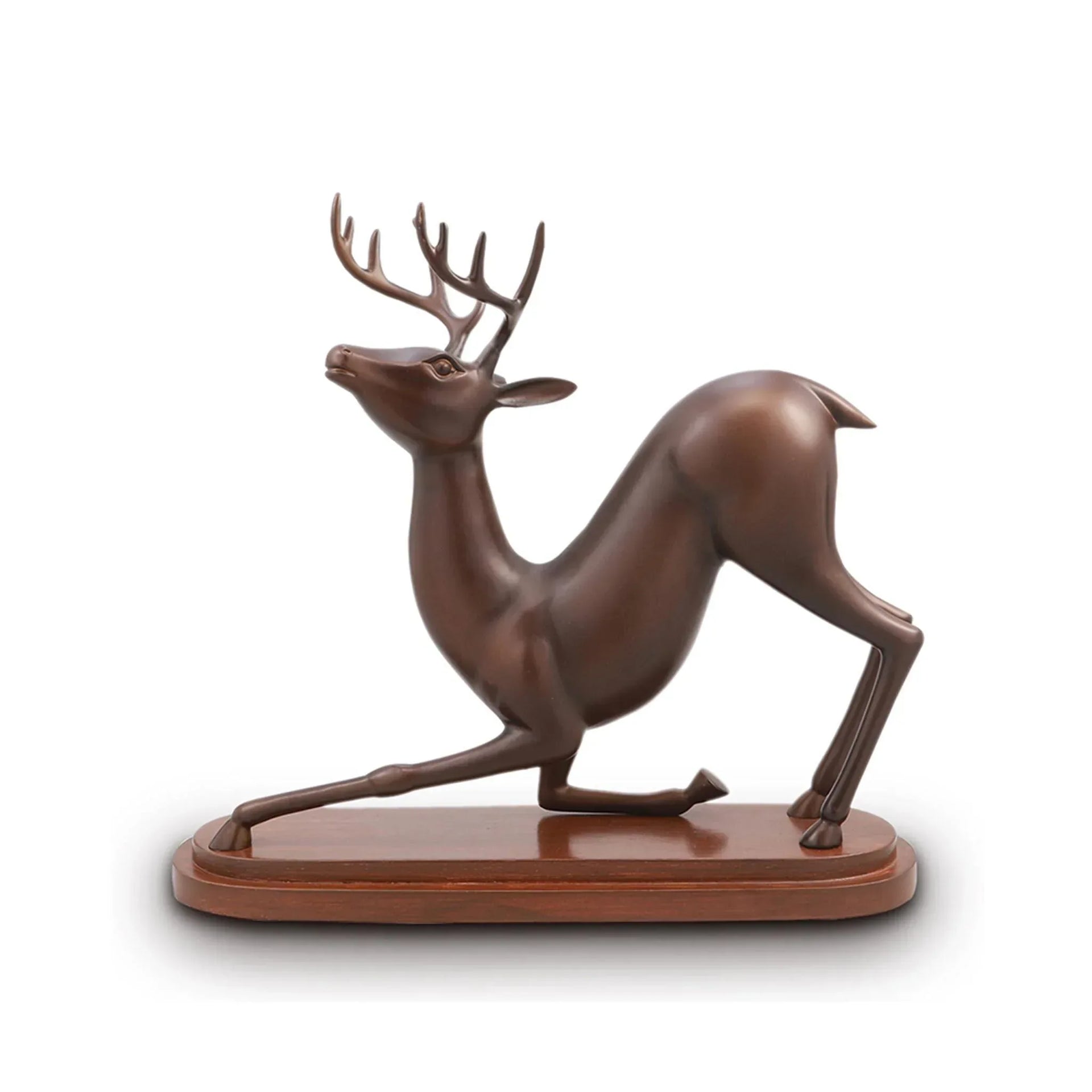 Stretching Deer Desktop Decor Sculpture - Gifts for You 'n Me