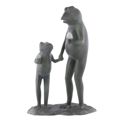 Summertime Treat Frog Garden Sculpture