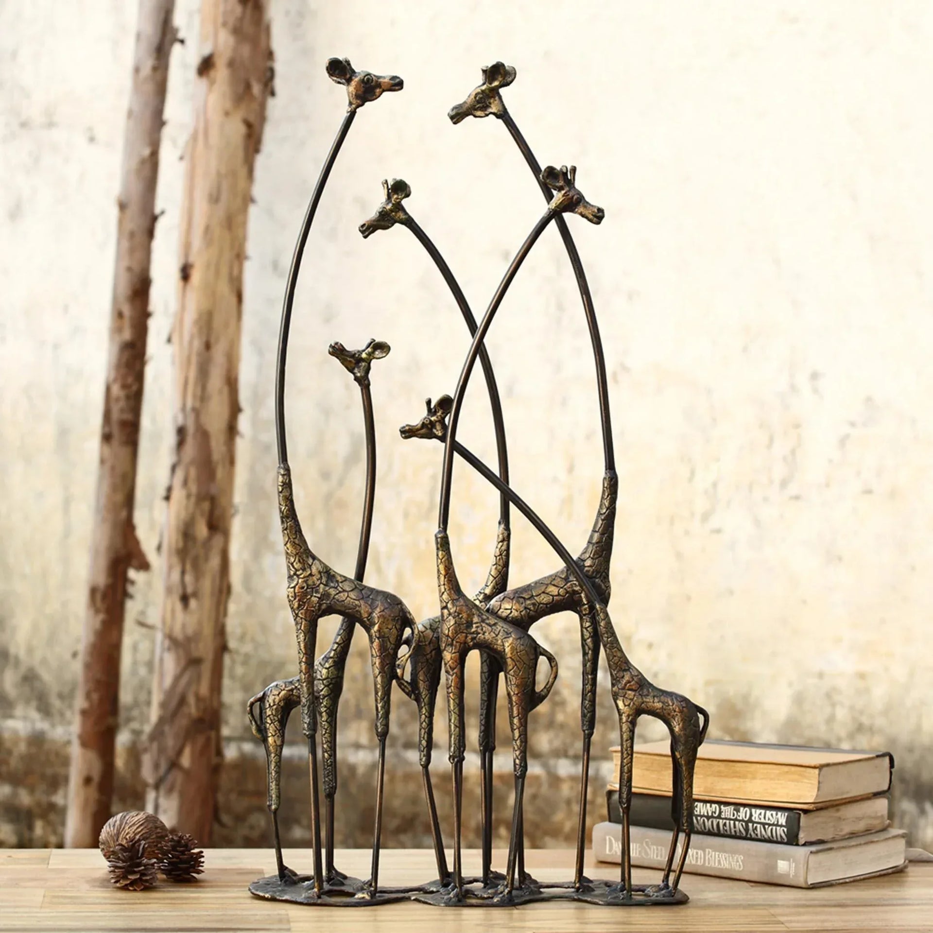 Towering Giraffe Herd Sculpture - Gifts for You 'n Me