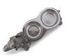 PEWTER DOG FEEDING BOWL