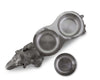 PEWTER DOG FEEDING BOWL