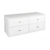Hanging 4-drawer Dresser - White