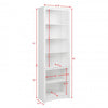 Tall 6-Shelf Bookcase