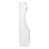 White Compact Wardrobe with Shoe Storage