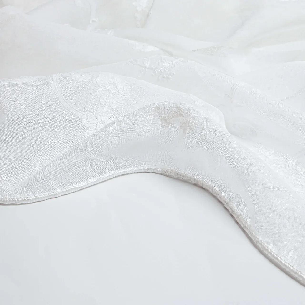 White Sheer Curtain Panels - Dolce Mela - Idra 60x100