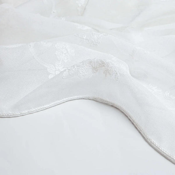 White Sheer Curtain Panels - Dolce Mela - Idra 60x100