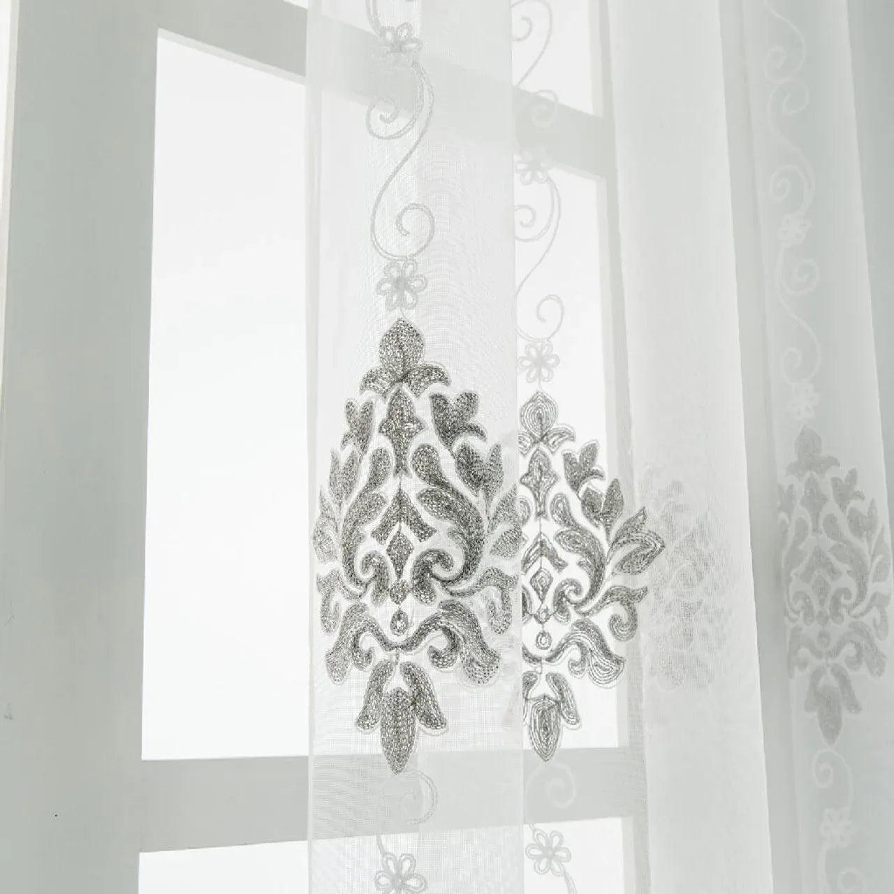 White Sheer Curtain Panels - Dolce mela - Nexus 60x100