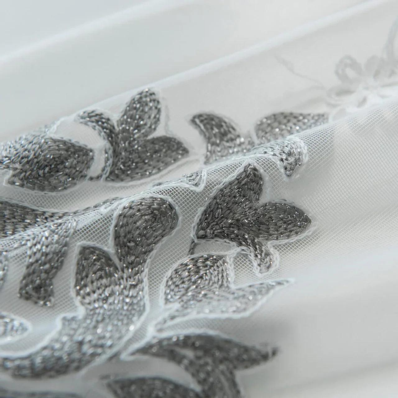 White Sheer Curtain Panels - Dolce mela - Nexus 60x100