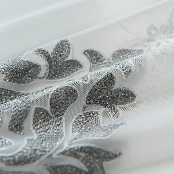 White Sheer Curtain Panels - Dolce mela - Nexus 60x100