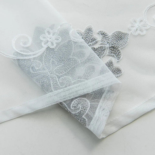 White Sheer Curtain Panels - Dolce mela - Nexus 60x100