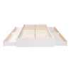 Queen Select 4-Post Platform Bed with 4 Drawers