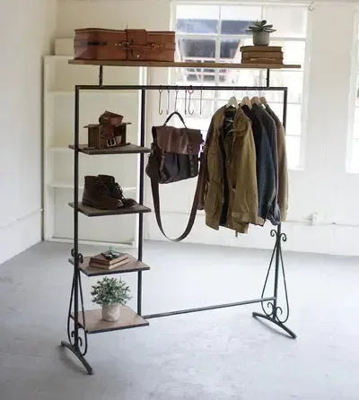 Wood And Metal Display Unit - Gifts for You 'n Me