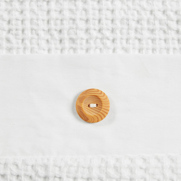 Finley 3 Piece Cotton Waffle Weave Comforter set - White - Gifts for You 'n Me