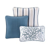 Bayside Reversible Coverlet Quilt Set with Throw Pillows