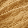 Harper Velvet 3 Piece Coverlet Set - Mustard