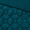 Harper Velvet 3 Piece Coverlet Set - Teal