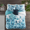Enza 7 Piece Cotton Teal Printed Comforter Set  by Madison Park
