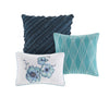 Enza 7 Piece Cotton Teal Printed Comforter Set  by Madison Park