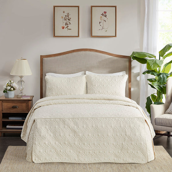 Quebec 3 Piece Fitted Bedspread Set by Madison Park - Gifts for You 'n Me