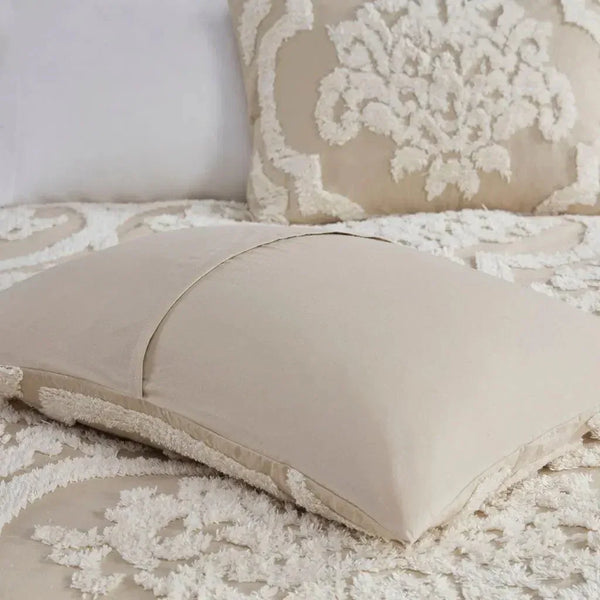 Viola 3 Piece Tufted Cotton Chenille Damask Comforter Set by Madison Park - Gifts for You 'n Me